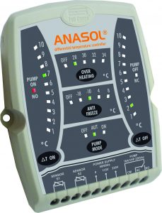 Controlador full gauge anasol 115 230V AQ Solar